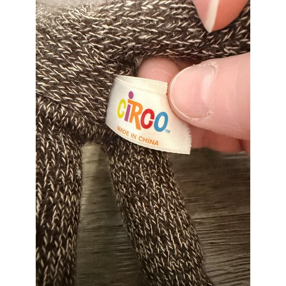 Target Circo Brown Marl Knit Sock Monkey Plush‎
